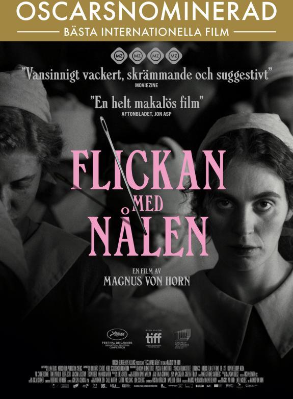 Flickan med nålen poster